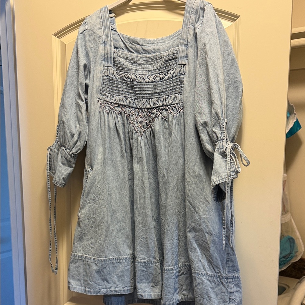 Free People denim dress